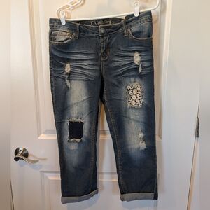 Women's Rue21 Blue Capri Jeans, Size 11/12